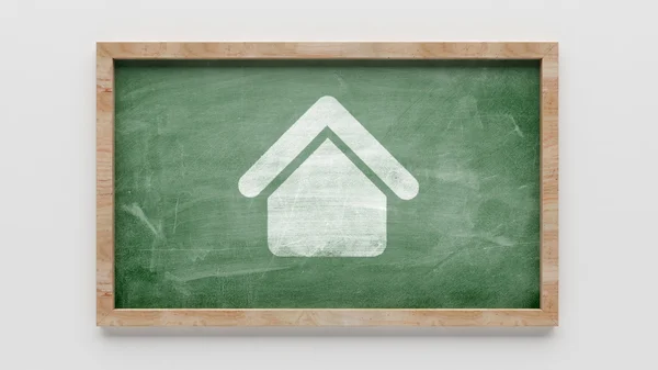 Blackboard Home Icon — Stock Photo, Image