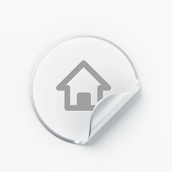 Étiquette Home Icon — Photo