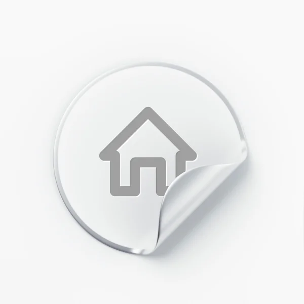 Label Home Icon — 图库照片
