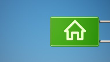 İşareti ev simgesini