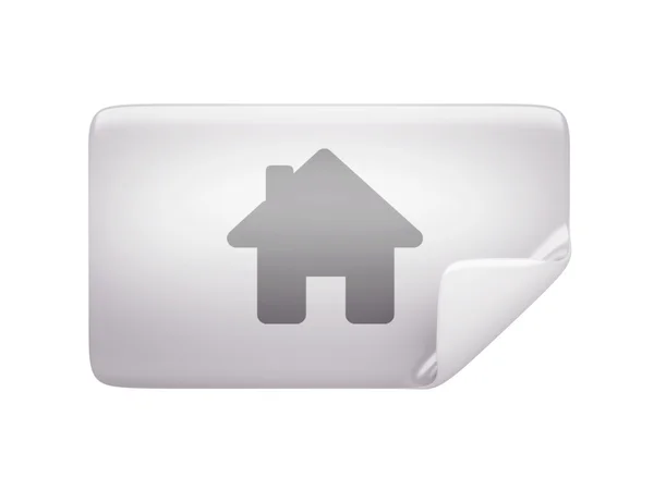 Flip Home-ikonen — Stockfoto