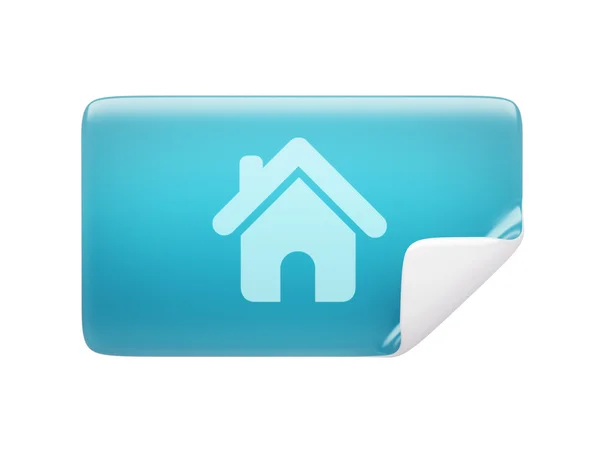 Flip Home-ikonen — Stockfoto
