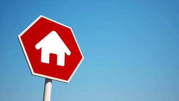 Sign Home Icon — Stock Photo, Image