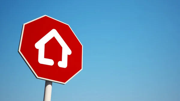 Sign Home Icon — Stock Photo, Image