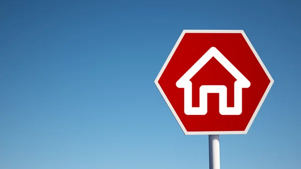 Sign Home Icon — Stock Photo, Image