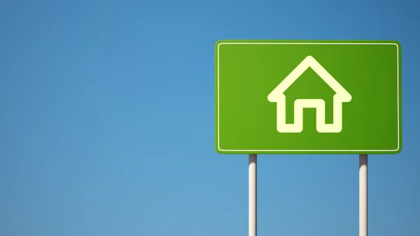 Sign Home Icon — Stock Photo, Image