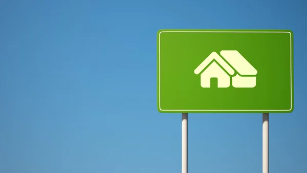 Sign Home Icon — Stock Photo, Image