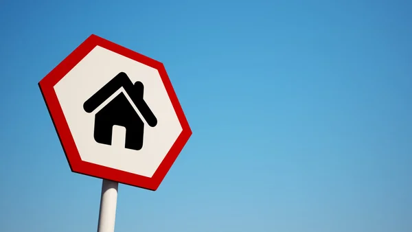 Sign Home Icon — Stock Photo, Image