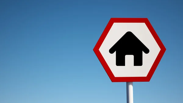 Sign Home Icon — Stock Photo, Image