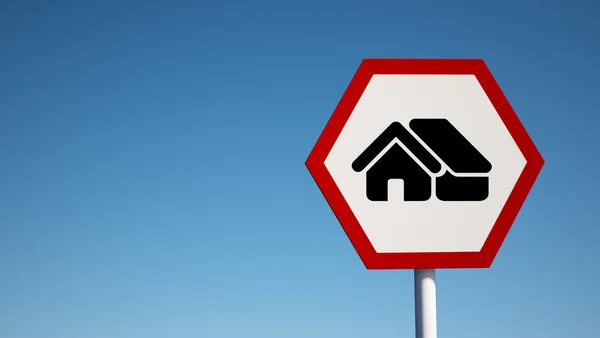 Sign Home Icon — Stock Photo, Image