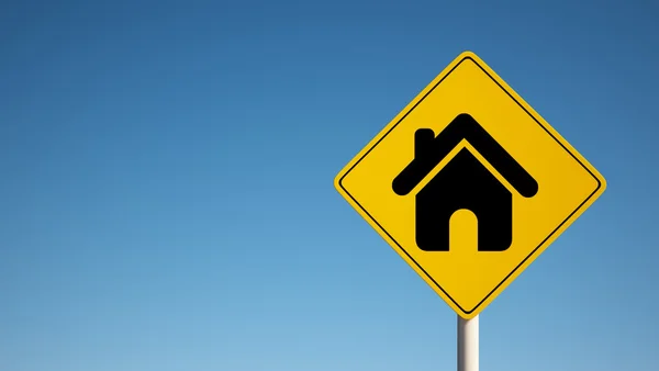 Sign Home Icon — Stock Photo, Image