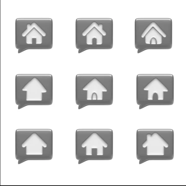 Домашние иконы — стоковое фото