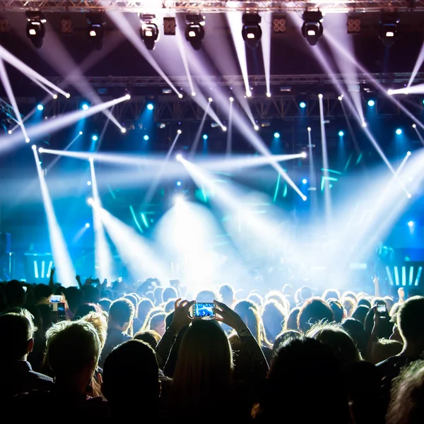 Multitud de conciertos — Foto de Stock