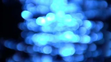 Soyut mavi bokeh parlak su arka plan