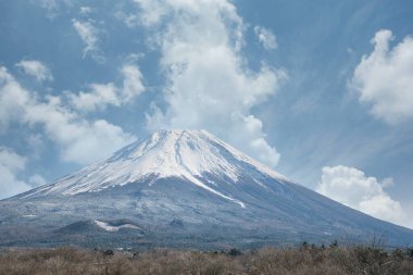 Fuji Dağı 'nın doğal arka plan görüntüsü