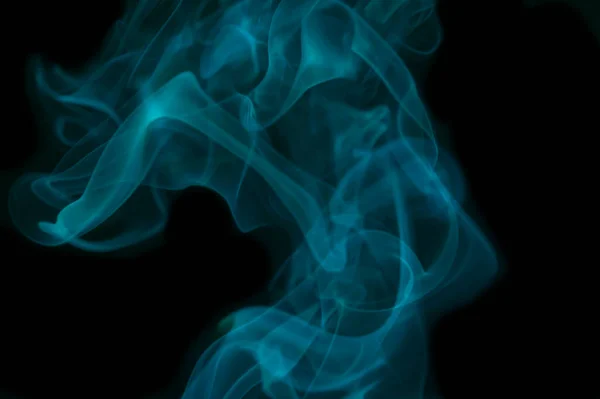 Abstract smoke on black stage background