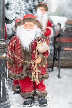 Noel Baba Noel Oyuncağı Geleneksel Kış Tatili Kutlaması