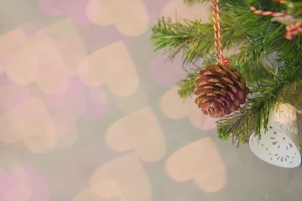Blurred Christmas tree — Stock Photo, Image