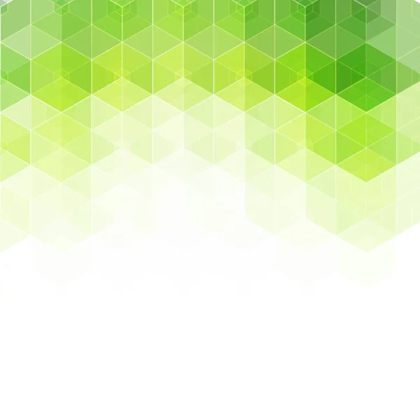 Fond vectoriel avec hexagones verts. Peut être utilisé dans la conception de couverture, conception de livre, fond de site Web. Illustration vectorielle — Image vectorielle