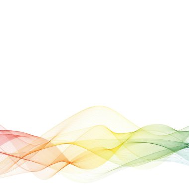 Soyut vektör arkaplan renk dalgası. Renkli dalgalı çizgiler. 10 saniye.