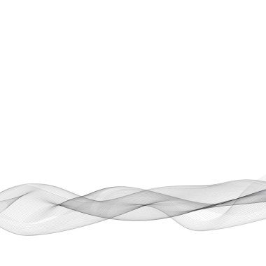 Soyut pürüzsüz renk dalga vektörü. Eğri akış mavi hareket çizimi. Duman tasarımı. Vektör çizgileri. 10 saniye.