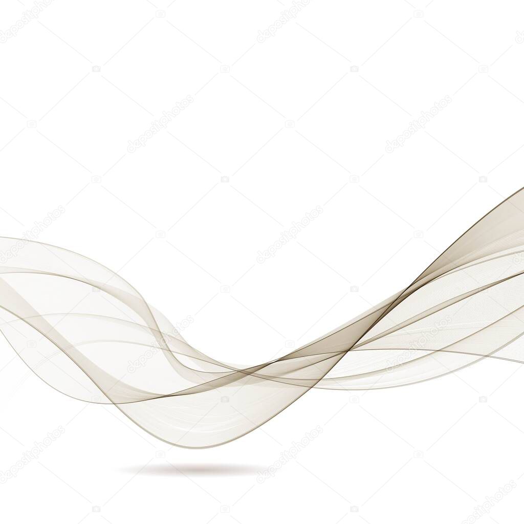 gray wave. Abstract vector illustration. Background image. eps 10
