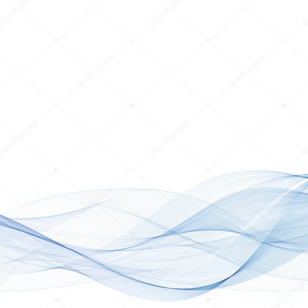 Abstract background. blue wave. vector illustration. advertising layout