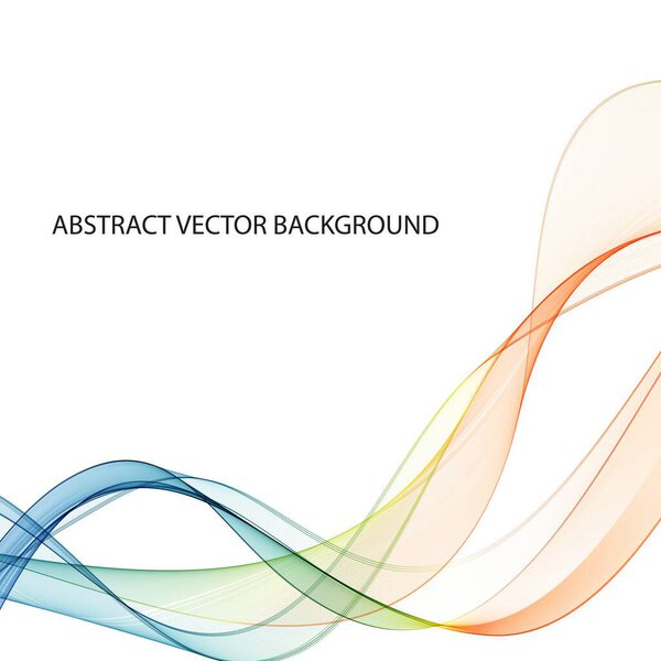 Абстрактный красочный фон с волновой, векторной иллюстрацией. eps 10