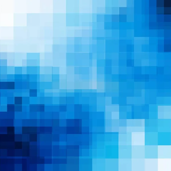 Abstrato Fundo Mosaico Azul Vetor — Vetor de Stock