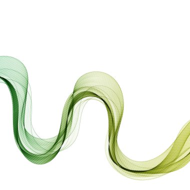 Soyut dalga. Beyaz arka planda kıvrımlar. Tasarım ögesi