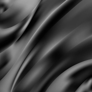 Buruşuk siyah ipek kumaş. Tekstil. Moda. arkaplan