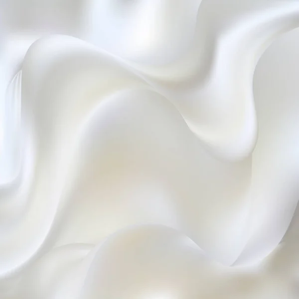 Abstract Witte Satijn Silky Cloth Stof Textiel Drape Met Vouw — Stockfoto