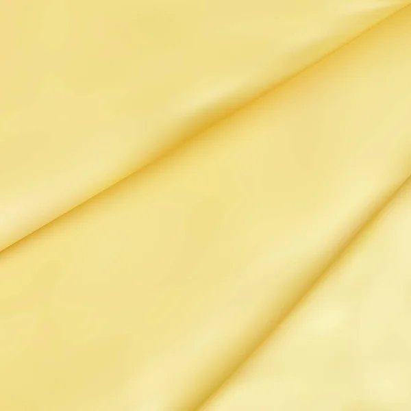 Amarelo Abstrato Fundo Textura Amassado Tecido Pano Ondas Líquidas Dobras — Fotografia de Stock