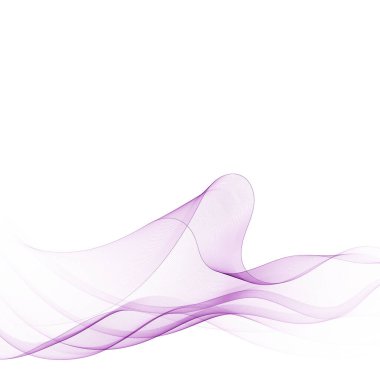 Mor soyut dalga. Sunum şablonu. Kabuk broşürleri, el ilanları, kartpostallar için dekor. Bir reklam afişi için düzenleme
