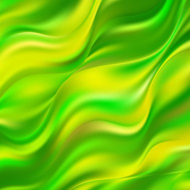 Soyut holografik yağ yüzeyi arka planı, folyo dalgalı yüzey, dalga ve dalgalar, ultraviyole modern ışık, neon mavisi pembe spektrum renkleri, 3D render grafik tasarımı, dikişsiz 4k animasyon