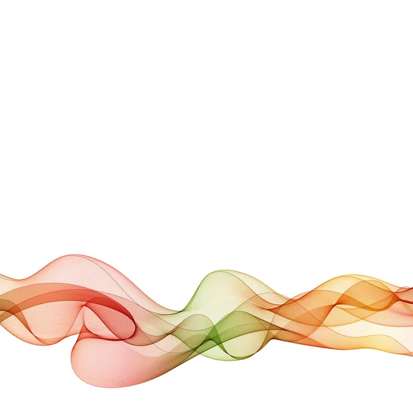 Колір Абстрактної Хвилі Розкладка Презентації — стоковий вектор