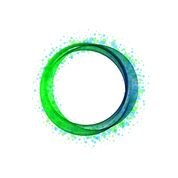 Cercle Abstrait Coloré Des Moules Colorées Fond Vecteur Festif — Image vectorielle