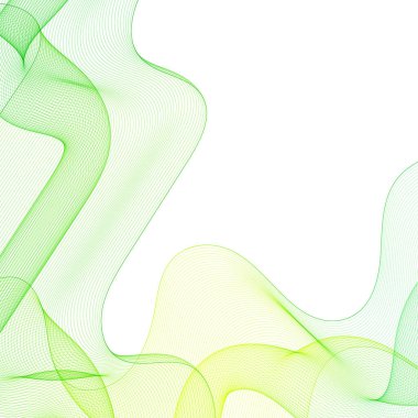 Soyut vektör renkli arkaplan. Tasarım elementi renkli bir dalga. Reklam için şablon, bilgisayar arkaplanı