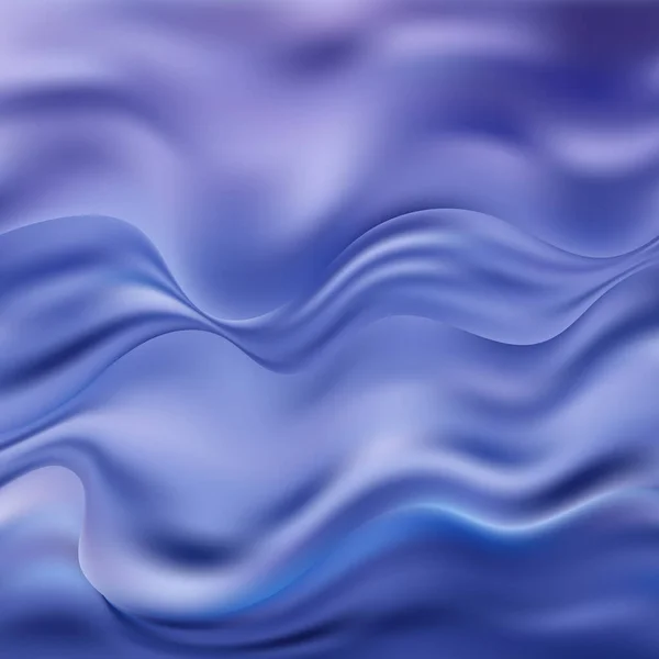 Modèle Abstrait Onde Bleue Disposition Pour Présentation — Image vectorielle