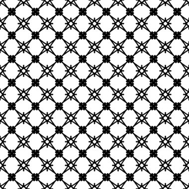 Kusursuz geometrik soyut siyah beyaz desen