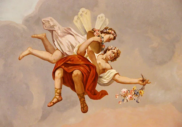 Angel fresco — Stockfoto