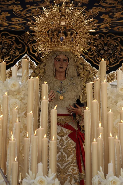 Virgen de la Estrella, Domingo de Ramos, Jerez, Espanha — Fotografia de Stock