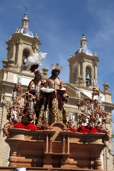 Jesus stripped of his garments , Easter in Cádiz — Stock Photo, Image