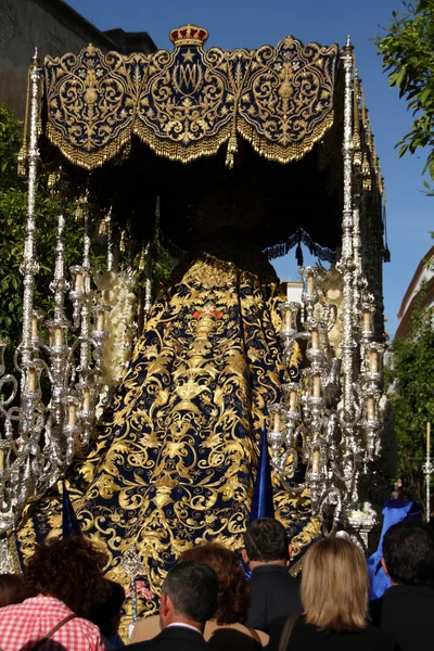 Virgen de la Estrella, Domingo de Ramos, Jerez, Hiszpania Obrazek Stockowy