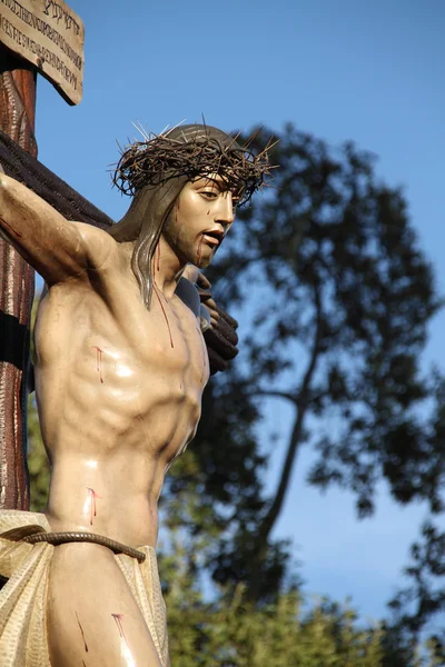 Christ of Forgiveness , popular celebration of Holy Week in Jerez , Spain Royalty Free Stock Photos