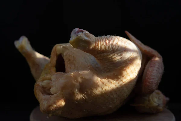 Volles Huhn Für Das Spätere Kochen — Stockfoto