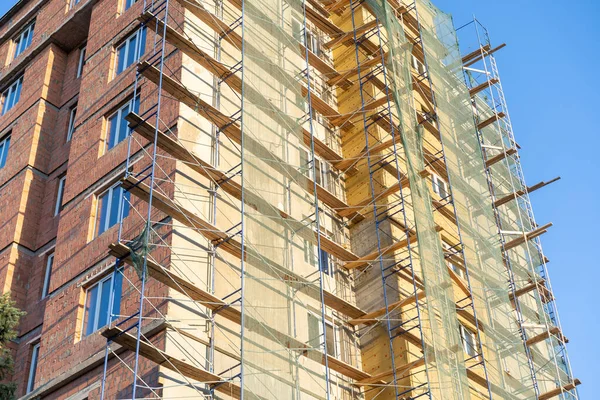 Construcción Edificio Residencial Varios Pisos — Foto de Stock