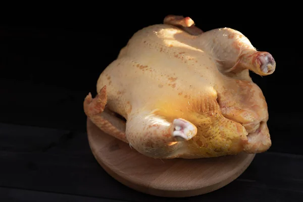 Volles Huhn Zum Weiteren Kochen — Stockfoto