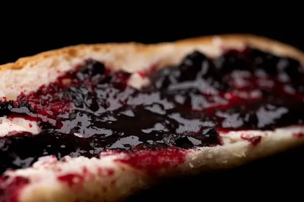 Brood Met Boter Jam — Stockfoto