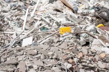 Doğanın kirliliği. Çeşitli çöpler